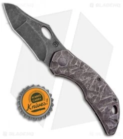 Olamic Cutlery Busker Gusto Knife Purplewash Rocks Ti (2.5" Dark SW) -Blade Vault Olamic Cutlery Busker Gusto Purplewash Rocks Ti Dark SW BHQ 91565 jr bottlecap