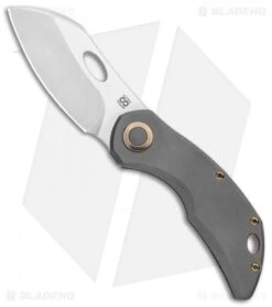 Olamic Cutlery Busker Largo Frame Lock Knife Dark Ti / Bronze (2.5" Satin)