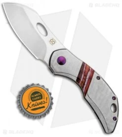 Olamic Cutlery Busker Largo Knife Jeweled Ti/Red Mammoth Inlay (2.5" Satin) 7 Olamic Cutlery Busker Largo Knife Jeweled Ti/Red Mammoth Inlay (2.5" Satin) -Blade Vault Olamic Cutlery Busker Largo Jeweled Ti Red Mammoth Inlay Satin BHQ 91576 jr bottlecap