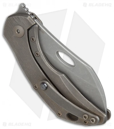 Olamic Cutlery Busker Largo Frame Lock Knife Kinetic Earth (2.5" Dark SW) 2 Olamic Cutlery Busker Largo Frame Lock Knife Kinetic Earth (2.5" Dark SW) - Image 2