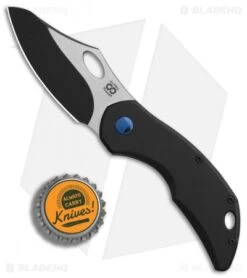 Olamic Cutlery Busker Semper Frame Lock Knife Black Matte Ti (2.5" Two-Tone) 7 Olamic Cutlery Busker Semper Frame Lock Knife Black Matte Ti (2.5" Two-Tone) -Blade Vault Olamic Cutlery Busker Semper Black Matte Ti Two Tone BHQ 86634 er bottlecap