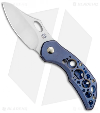 Olamic Cutlery Busker Semper Frame Lock Knife Kinetic Acid Rain (2.5" Satin) 1 Olamic Cutlery Busker Semper Frame Lock Knife Kinetic Acid Rain (2.5" Satin)