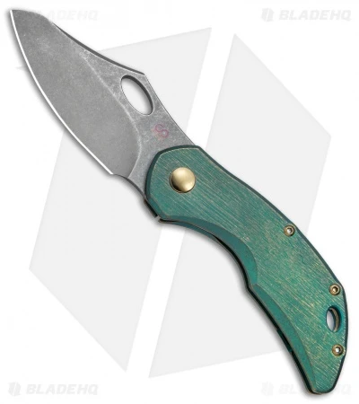 Olamic Cutlery Busker Semper Frame Lock Knife Kinetic Rainforest (2.5" Acid SW) 1 Olamic Cutlery Busker Semper Frame Lock Knife Kinetic Rainforest (2.5" Acid SW)