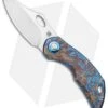 Olamic Cutlery Busker Semper Frame Lock Knife Splash Ano (2.5" Satin)