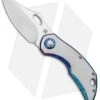 Olamic Cutlery Busker Semper Frame Lock Ti W/ Entropic Accents (2.5" Satin)