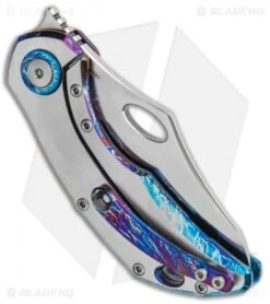 Olamic Cutlery Busker Semper Frame Lock Ti W/ Entropic Accents (2.5" Satin) 6 Olamic Cutlery Busker Semper Frame Lock Ti W/ Entropic Accents (2.5" Satin) -Blade Vault Olamic Cutlery Busker Semper FL Ti Entropic Accents Satin BHQ 115941 jr side