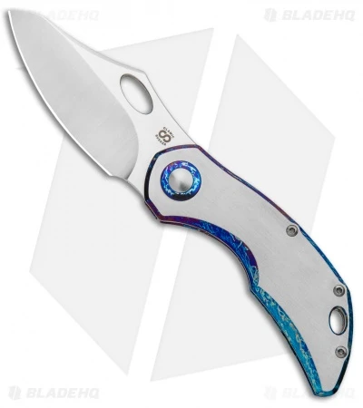 Olamic Cutlery Busker Semper Frame Lock Ti W/ Entropic Accents (2.5" Satin) 1 Olamic Cutlery Busker Semper Frame Lock Ti W/ Entropic Accents (2.5" Satin)