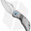 Olamic Cutlery Busker Semper Frame Lock Knife Ti/Zirc (2.5" Satin)