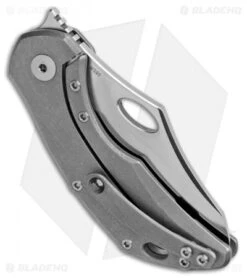 Olamic Cutlery Busker Semper Knife Kinetic Mist Ti (2.5" Satin) 6 Olamic Cutlery Busker Semper Knife Kinetic Mist Ti (2.5" Satin) -Blade Vault Olamic Cutlery Busker Semper Kinetic Mist Ti Satin OLBSKR01 BHQ 102130 jr side