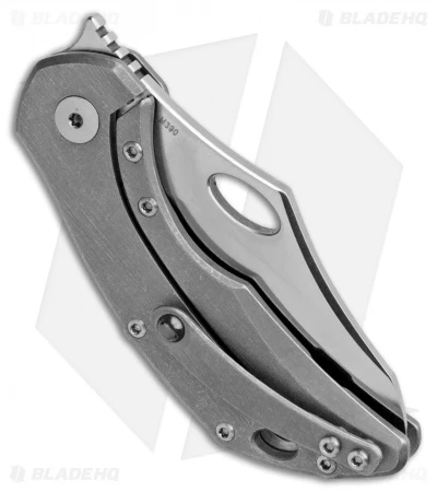 Olamic Cutlery Busker Semper Knife Kinetic Mist Ti (2.5" Satin) 3 Olamic Cutlery Busker Semper Knife Kinetic Mist Ti (2.5" Satin) - Image 3