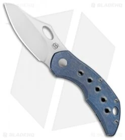 Olamic Cutlery Busker Semper Knife Kinetic Rag Ti (2.5" Satin)