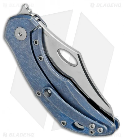 Olamic Cutlery Busker Semper Knife Kinetic Rag Ti (2.5" Satin) 3 Olamic Cutlery Busker Semper Knife Kinetic Rag Ti (2.5" Satin) - Image 3