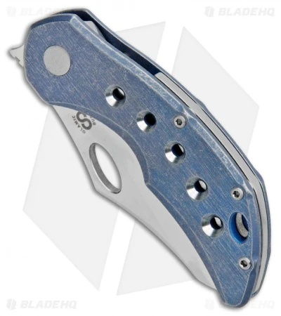 Olamic Cutlery Busker Semper Knife Kinetic Rag Ti (2.5" Satin) 2 Olamic Cutlery Busker Semper Knife Kinetic Rag Ti (2.5" Satin) - Image 2