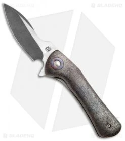 Olamic Cutlery Gambit Liner Lock Knife Textured Copper (3" Two-Tone) G054