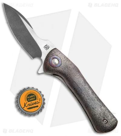 Olamic Cutlery Gambit Liner Lock Knife Textured Copper (3" Two-Tone) G054 4 Olamic Cutlery Gambit Liner Lock Knife Textured Copper (3" Two-Tone) G054 - Image 4