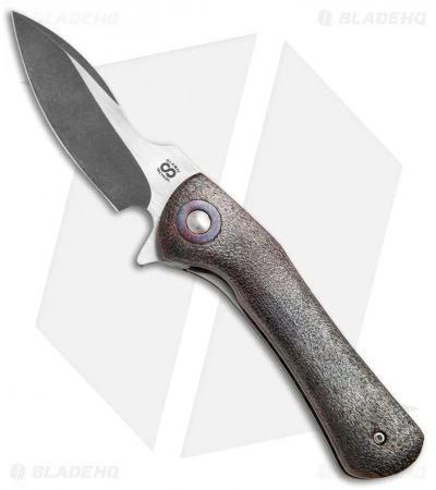 Olamic Cutlery Gambit Liner Lock Knife Textured Copper (3" Two-Tone) G054 1 Olamic Cutlery Gambit Liner Lock Knife Textured Copper (3" Two-Tone) G054