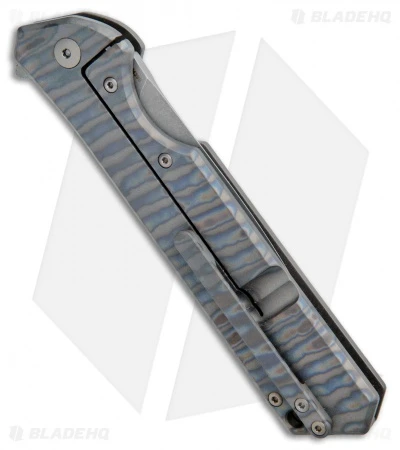 Olamic Cutlery Rainmaker Dagger Knife Flamed Ti/Bronze HW (4.25" Dark Wash) 3 Olamic Cutlery Rainmaker Dagger Knife Flamed Ti/Bronze HW (4.25" Dark Wash) - Image 3