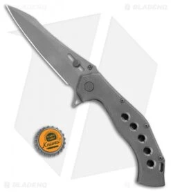 Olamic Cutlery Soloist Agent Frame Lock Knife Titanium (4.3" Dark Wash) -Blade Vault Olamic Cutlery Soloist Agent FL Ti Dark Wash BHQ 103521 jr bottlecap