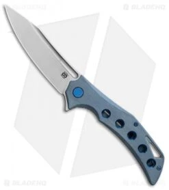 Olamic Cutlery Swish Flipper Frame Lock Knife Kinetic Sky (3.75" Satin) S171