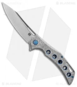 Olamic Cutlery Swish Flipper Frame Lock Knife Natural Frosted (3.75" Satin) S172