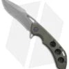 Olamic Wayfarer 247 Harpoon Knife Kinetic Rainforest Ti 3-Hole (3.5" SW)