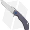 Olamic Wayfarer 247 Tanto Frame Lock Knife Kinetic Ocean Ti (3.5" Satin)