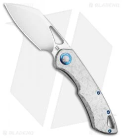 Olamic Cutlery WhipperSnapper Frame Lock Knife Frosty Sheepsfoot (2.75" Satin)