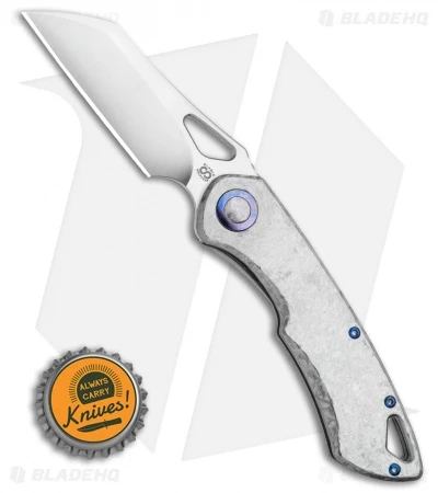 Olamic Cutlery WhipperSnapper Frame Lock Knife Frosty Wharncliffe (2.75" Satin) 4 Olamic Cutlery WhipperSnapper Frame Lock Knife Frosty Wharncliffe (2.75" Satin) - Image 4