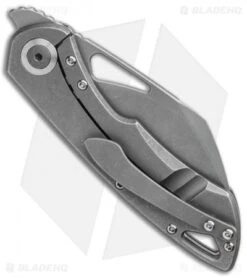 Olamic Cutlery WhipperSnapper Frame Lock Knife Hole Ti Sheepsfoot (2.75" SW) 6 Olamic Cutlery WhipperSnapper Frame Lock Knife Hole Ti Sheepsfoot (2.75" SW) -Blade Vault Olamic Cutlery WhipperSnapper Frame Lock Knife Hole Ti Sheepsfoot SW BHQ 110498 kp back