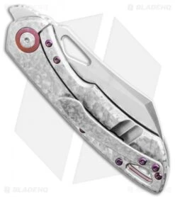 Olamic Cutlery WhipperSnapper Knife Frosty/Purple Wharncliffe (2.75" Satin) 6 Olamic Cutlery WhipperSnapper Knife Frosty/Purple Wharncliffe (2.75" Satin) -Blade Vault Olamic Cutlery WhipperSnapper Knife Frosty Purple Wharncliffe 2.75 Satin BHQ 116835 LS Side