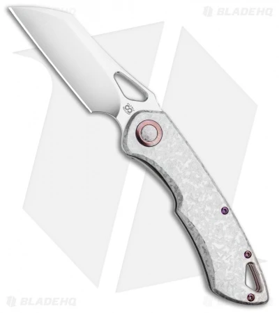 Olamic Cutlery WhipperSnapper Knife Frosty/Purple Wharncliffe (2.75" Satin) 1 Olamic Cutlery WhipperSnapper Knife Frosty/Purple Wharncliffe (2.75" Satin)