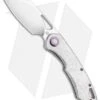 Olamic Cutlery WhipperSnapper Knife Frosty/Purple Sheepsfoot (2.75" Satin)