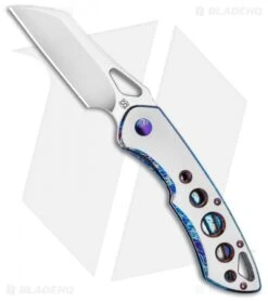 Olamic Cutlery WhipperSnapper Knife Ti/Entropic Wharncliffe (2.75" Satin)