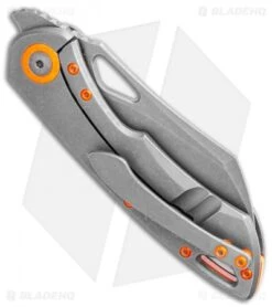 Olamic Cutlery WhipperSnapper Knife Ti/Orange Wharncliffe (2.75" SW) 2 -Blade Vault Olamic Cutlery WhipperSnapper Knife Ti Orange Wharncliffe 2.75 SW 2 BHQ 116894 LS Side