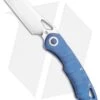 Olamic Cutlery WhipperSnapper Knife Ti Wharncliffe (2.75" Satin) Blue Spine 3