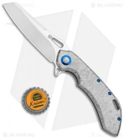 Olamic Wayfarer 247 Frame Lock Knife Frosty Ti Sheepsfoot (3.5" Satin) 7 Olamic Wayfarer 247 Frame Lock Knife Frosty Ti Sheepsfoot (3.5" Satin) -Blade Vault Olamic Wayfarer 247 FL Frosty Ti Sheepsfoot Satin BHQ 115521 jr bottlecap