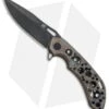 Olamic Wayfarer 247 Frame Lock Knife Acid Rain Cerakote (3.5" Black SW) T1019