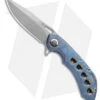 Olamic Wayfarer 247 Frame Lock Knife Blue Rock Ti/5 Hole Spear Point (3.5")