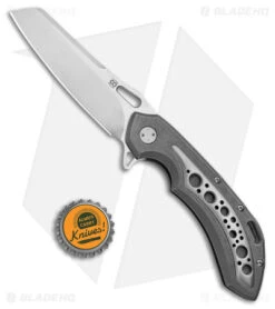 Olamic Wayfarer 247 Sheeps Frame Lock Knife Kinetic Mist Ti (3.5" Satin M390) -Blade Vault Olamic Wayfarer 247 Sheeps FL Kinetic Mist Ti Satin BHQ 174920 jr bottlecap