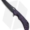 Olamic Wayfarer 247 Sheepscliffe Knife ISolo Purple Volcanic Ti (3.5" Black)