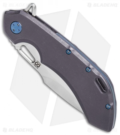 Olamic Wayfarer 247 Harpoon Frame Lock Knife Kinetic Ocean (3.5" Satin) 3 Olamic Wayfarer 247 Harpoon Frame Lock Knife Kinetic Ocean (3.5" Satin) - Image 3