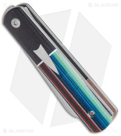 Pena Knives Custom Barlow Liner Lock Knife Mexican Blanket (2.75" Satin) 2 Pena Knives Custom Barlow Liner Lock Knife Mexican Blanket (2.75" Satin) - Image 2