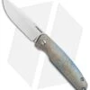Pena Knives Custom Caballero Front Flipper Frame Lock Knife Mokuti (2.75" Satin)