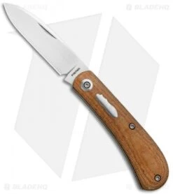 Pena Knives Custom Slipjoint Traditional Knife Natural Micarta (2.75" Satin)