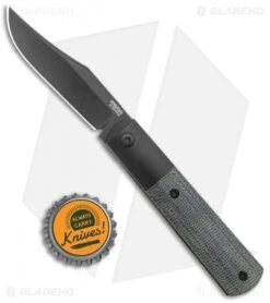 Peña Knives Exclusive Barlow Front Flipper Knife Black Micarta (2.9" Black) 7 Peña Knives Exclusive Barlow Front Flipper Knife Black Micarta (2.9" Black) -Blade Vault Pena Knives Front Flipper LL Barlow Black Micarta Black BHQ 138885 jr bottlecap