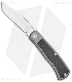 Blade Vault 30 Pena Knives X-Series Production Slip Joint Bronco Carbon Fiber Ti (2.75" Satin)