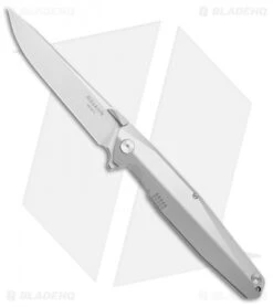 Rike Knife 1507S Kwaiken Flipper Plain Titanium (3.75" Bead Blast)