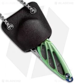 Rike Knife Hummingbird Mini Flipper Knife Green Titanium (1.5" Damascus) 9 Rike Knife Hummingbird Mini Flipper Knife Green Titanium (1.5" Damascus) -Blade Vault Rike Knife Hummingbird Mini Flipper Ti Green Damascus BHQ 76151 jr sheath