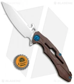 Rike Knife M3 Frame Lock Knife Brown G-10/Bronze Titanium (3.88" Mirror) 7 Rike Knife M3 Frame Lock Knife Brown G-10/Bronze Titanium (3.88" Mirror) -Blade Vault Rike Knife M3 FL Brown G 10 Bronze Ti Mirror RKM3KB BHQ 92933 jr bottlecap