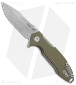 Viper Hinderer Storm Titanium Liner Lock Knife Green G-10 (3" Satin M390)